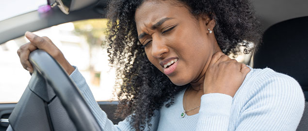 pateint with whiplash needing auto accident chiropractor in Campbell