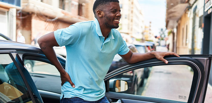 hip pain treatment in Campbell for auto accident injury patient